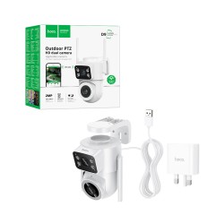 Câmara de Vigilância Hoco D9 Outdoor PTZ HD 2MP Branco